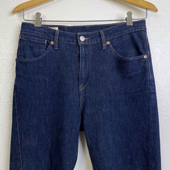 Levis LEJ Re-Issue Slouch Taper Jeans 27 Womens Blue Denim Relaxed Crop Stretch - Picture 3 of 12
